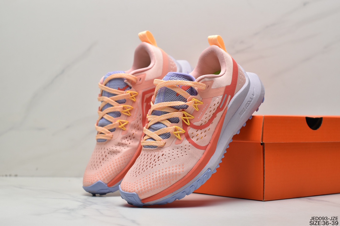 150 耐克Nike React Pegasus Trail 4 飞马涡踪迹4代低帮越野马拉松休闲运动慢跑鞋DJ6158-001