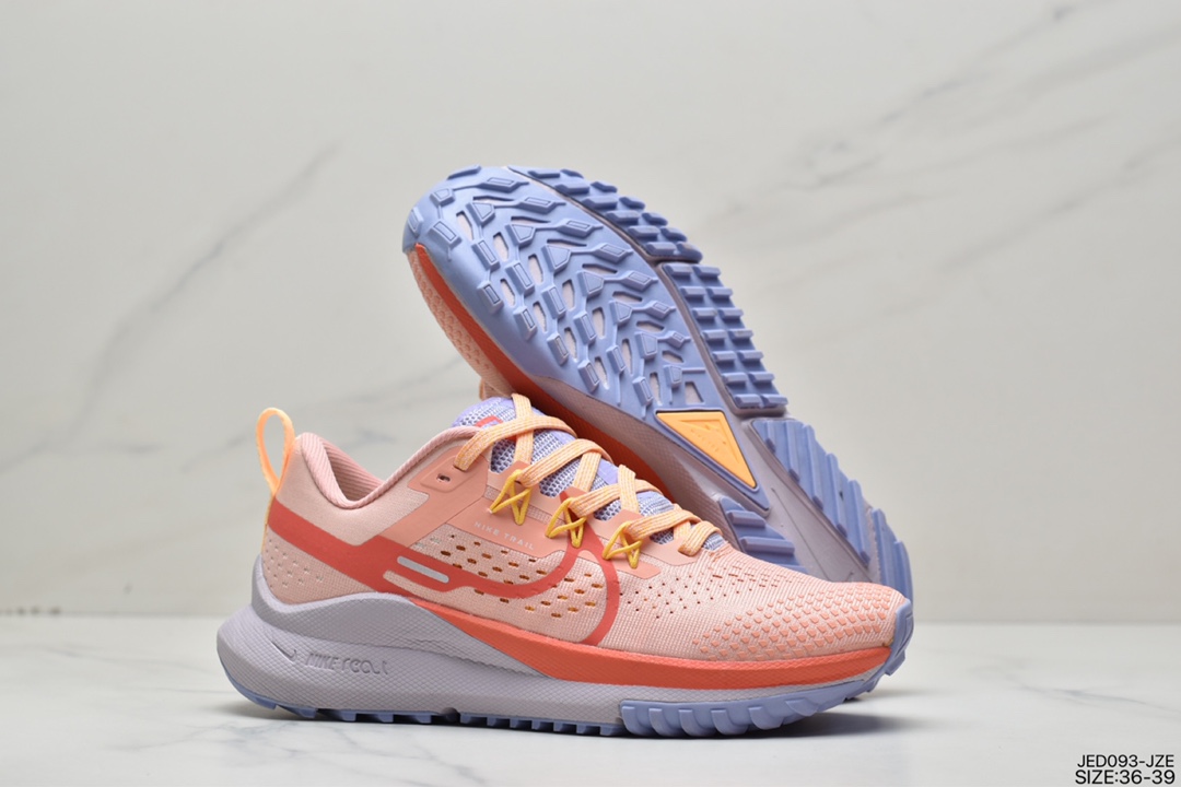 150 耐克Nike React Pegasus Trail 4 飞马涡踪迹4代低帮越野马拉松休闲运动慢跑鞋DJ6158-001