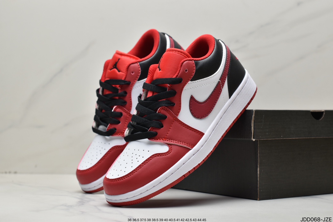 120 耐克Nike Air Jordan 1 Low OG SP”Black/Red”AJ1乔丹一代经典低帮篮球鞋 553558-163