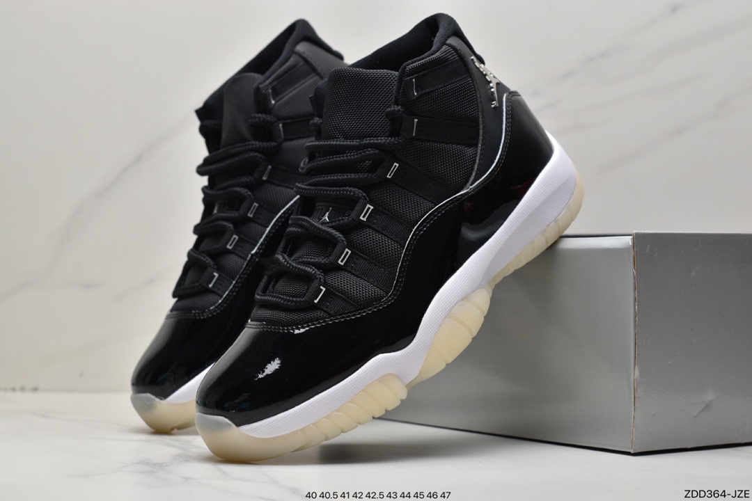 230 Nike Air Jordan 11 25th Anniversary”Concord”AJ11代迈克尔·乔丹高帮篮球鞋378037-100