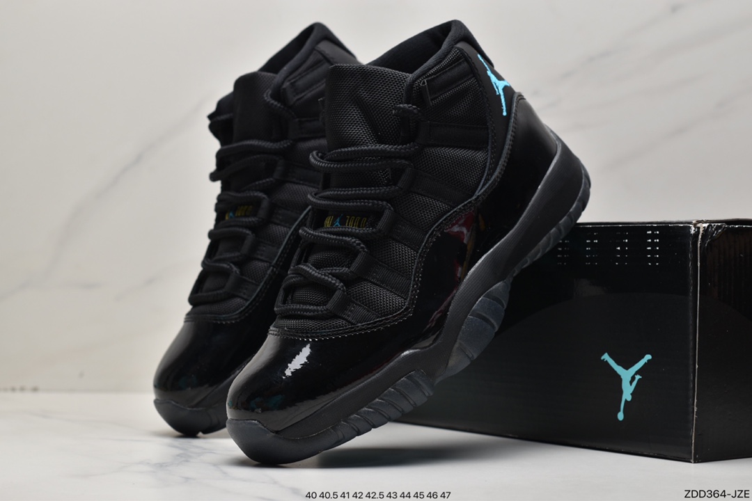 230 Nike Air Jordan 11 25th Anniversary”Concord”AJ11代迈克尔·乔丹高帮篮球鞋378037-100