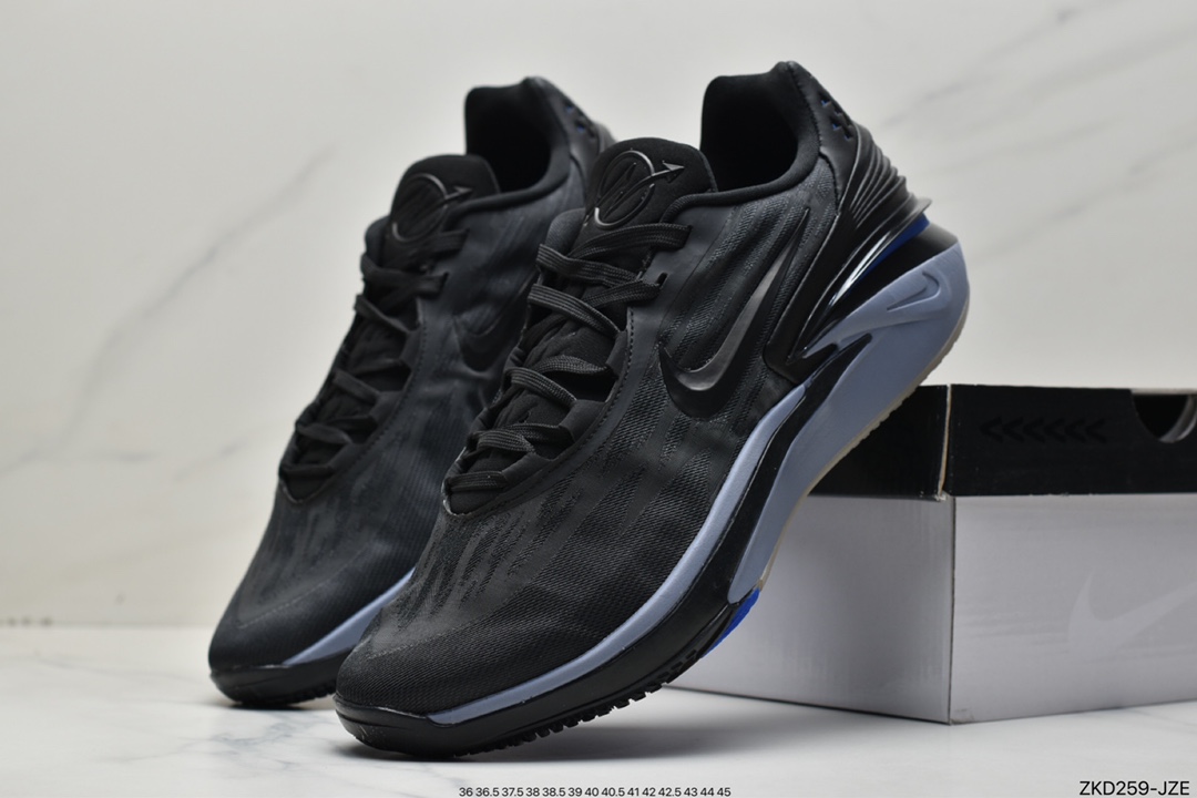 270 Nike Air Zoom GT Cut 2 二代缓震实战篮球鞋黑灰DJ6015-002
