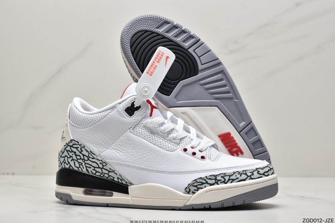 290 Air Jordan 3 Retro 原装配色无敌性价比版本 DN3707-100