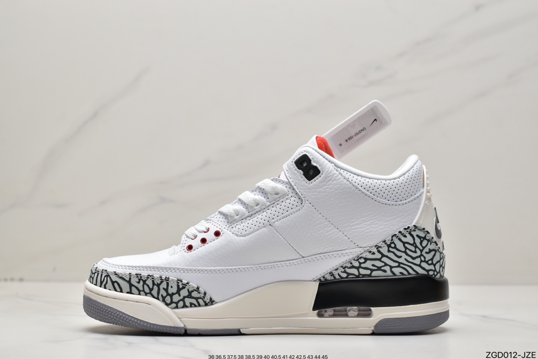 290 Air Jordan 3 Retro 原装配色无敌性价比版本 DN3707-100