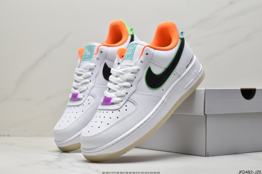 Nike Air Force 1 Low ”Have A Good Game” White Black Orange DO2333-101