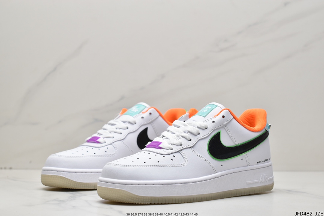 Nike Air Force 1 Low ”Have A Good Game” White Black Orange DO2333-101