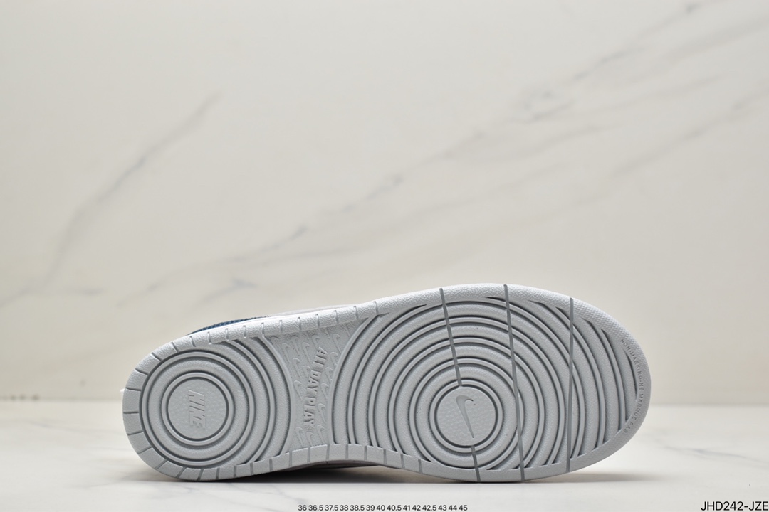 190 NK Court Borough Low 2学院系列休闲运动皮革板鞋 BQ5448-121