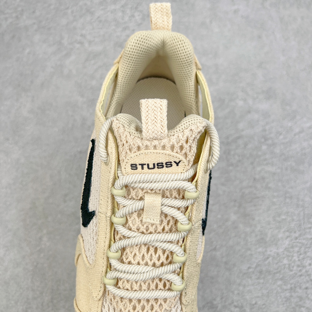 图片[5]-零售💰330 ＃PK纯原 Stussy x NK Air Zoom Spiridon Caged 2 美国元祖街头潮牌联名斯图西复古气垫跑鞋 CQ5486-200 目前市面唯一顶级批次 全套原纸板楦头开发 原厂麻布料网布加持 确保原汁原味 原鞋一比一校对 完美还原 正确纹路 正确网眼 原档案数据 后掌组合Zoom Air气垫大底 正确细节 正确工艺 正确材料 同源正品原材 匠心打造 SIZE：36 36.5 37.5 38 38.5 39 40 40.5 41 42 42.5 43 44 44.5 45 46 47.5 编码：by3936030-运动鞋