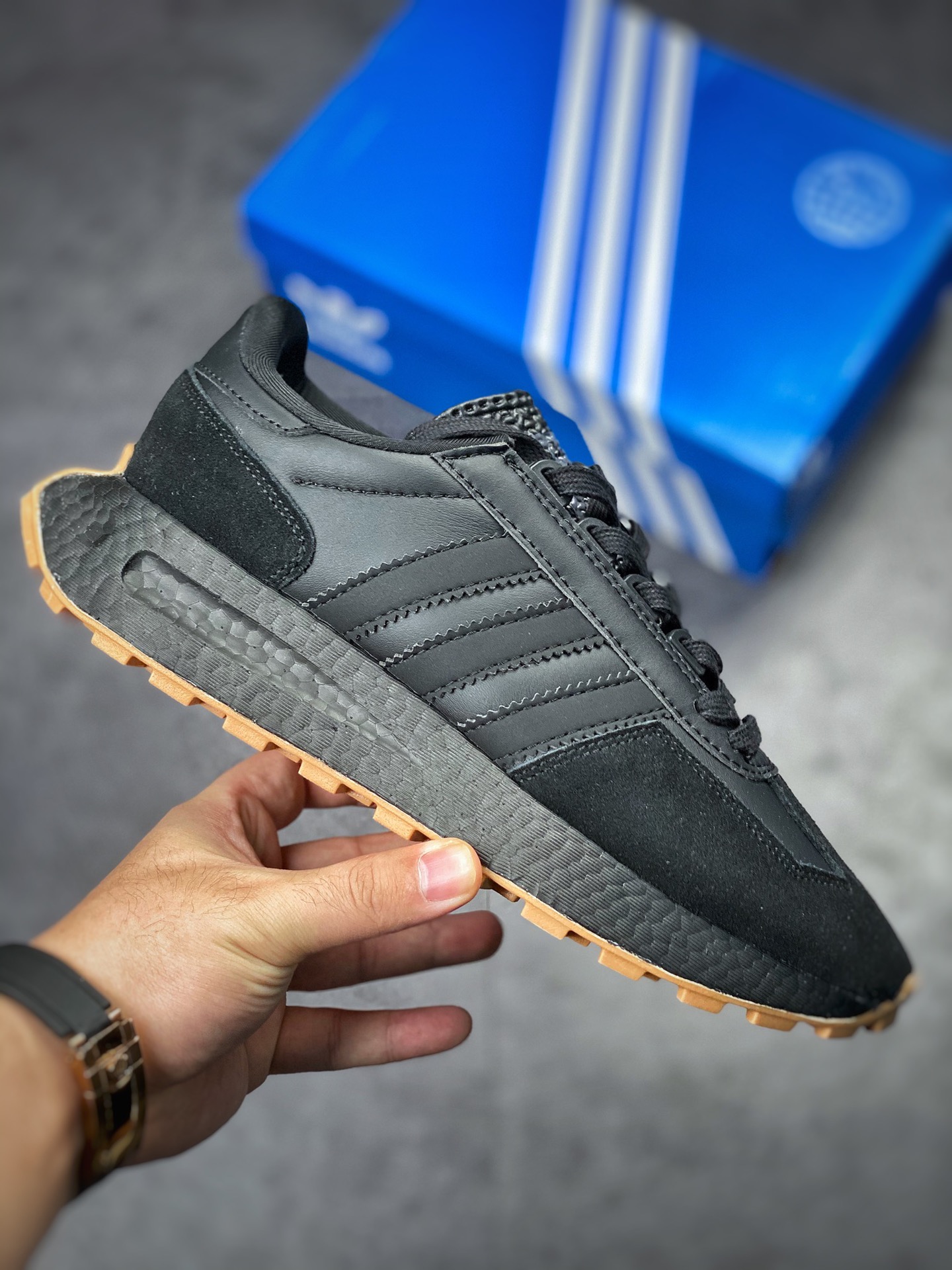 adidas Racing E5 Boost Prototype speed light retro series HR1422