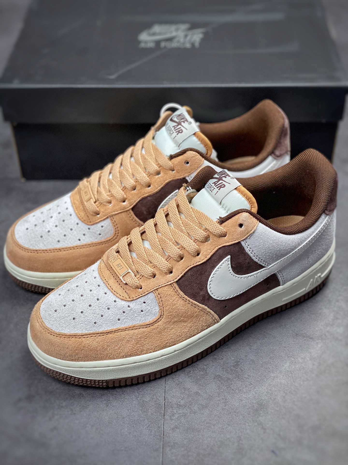 230 Nike Air Force 1 Low 07 麂皮咖啡豆 BL3099-233