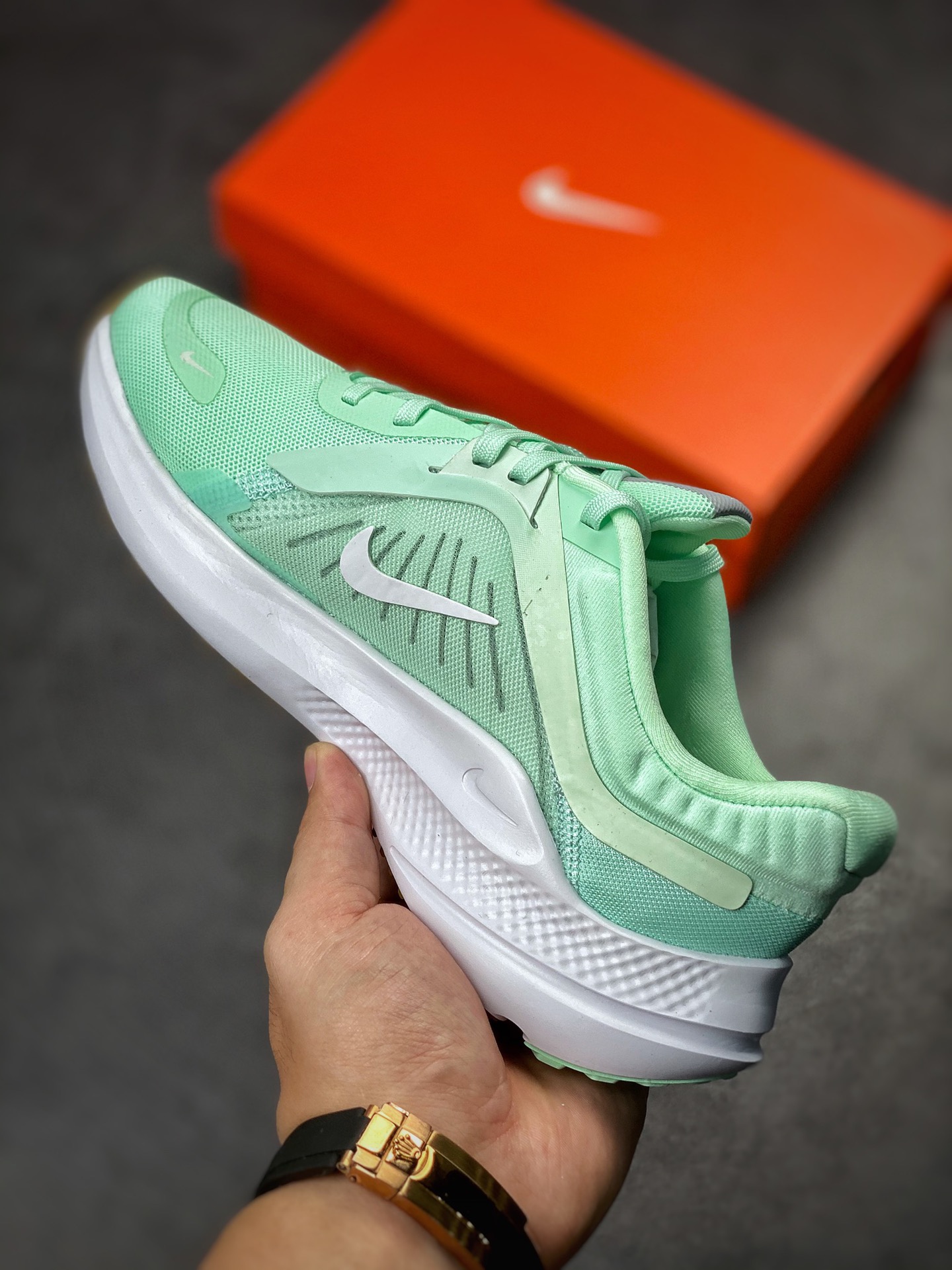 180 Nike Quest 5极速5代 网面透气 时尚休闲跑步鞋 DD9291-300