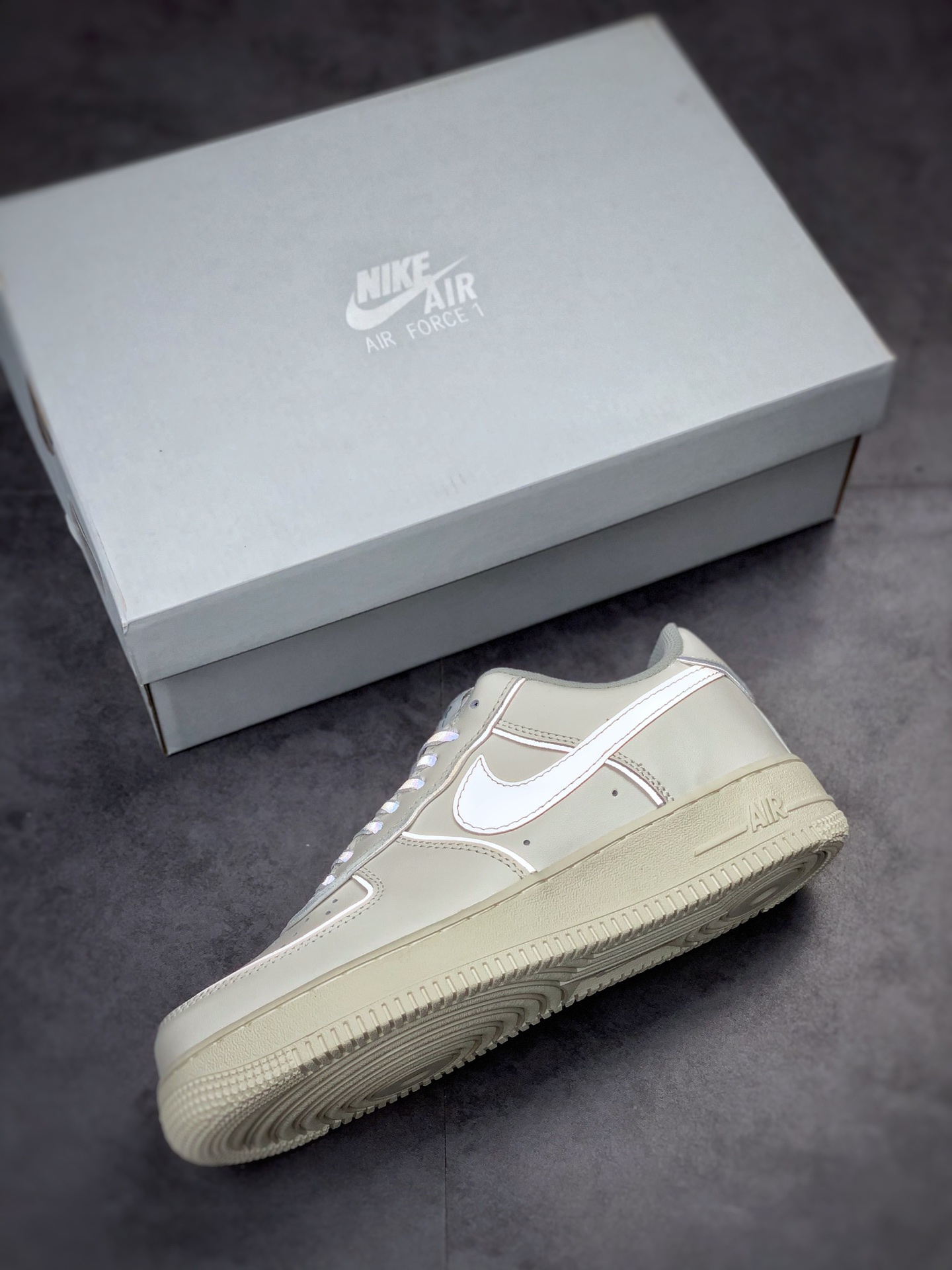 210 Nike Air Force 1 Low 07 白灰3M BQ8228-366