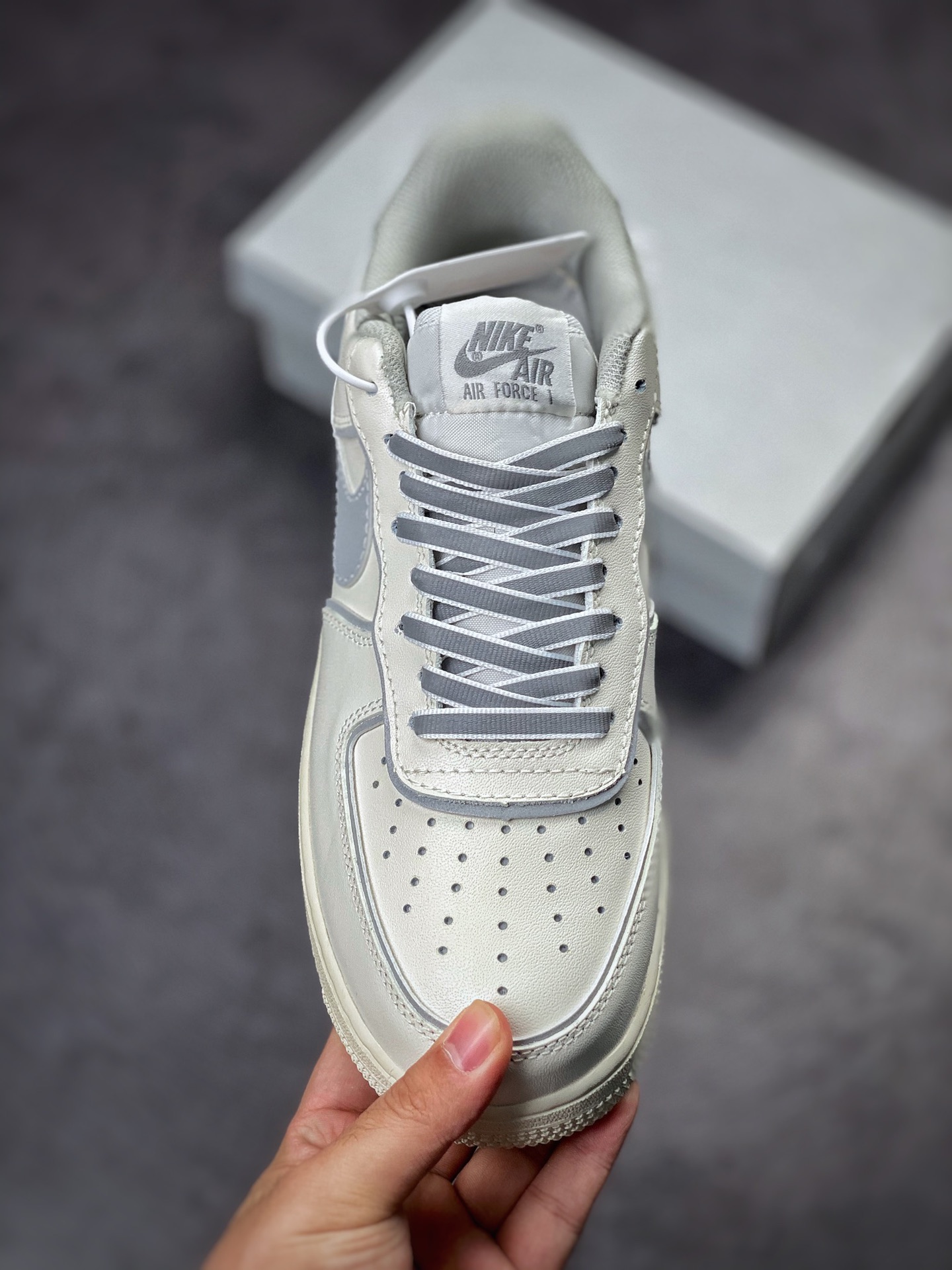 210 Nike Air Force 1 Low 07 白灰3M BQ8228-366