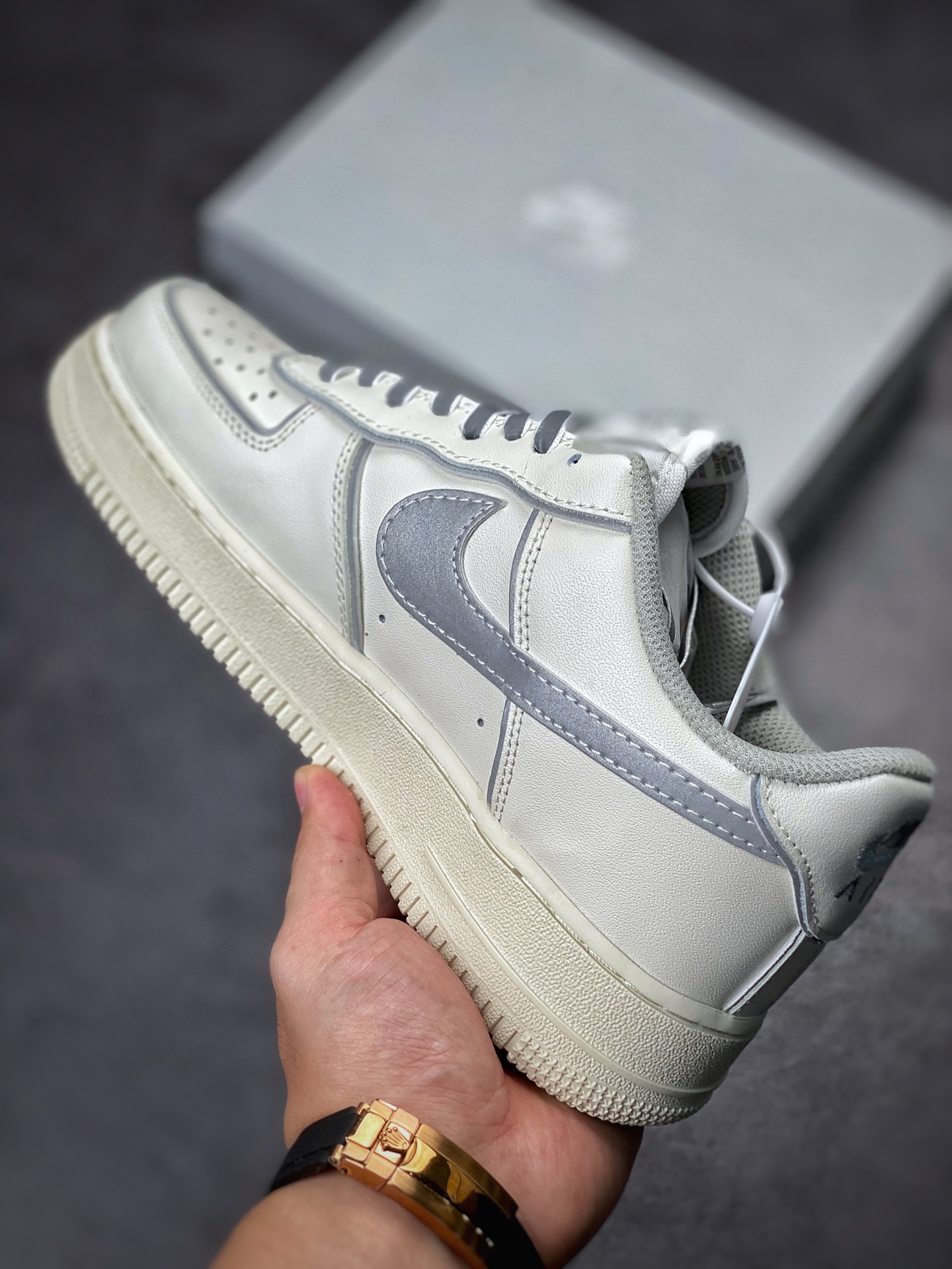 210 Nike Air Force 1 Low 07 白灰3M BQ8228-366