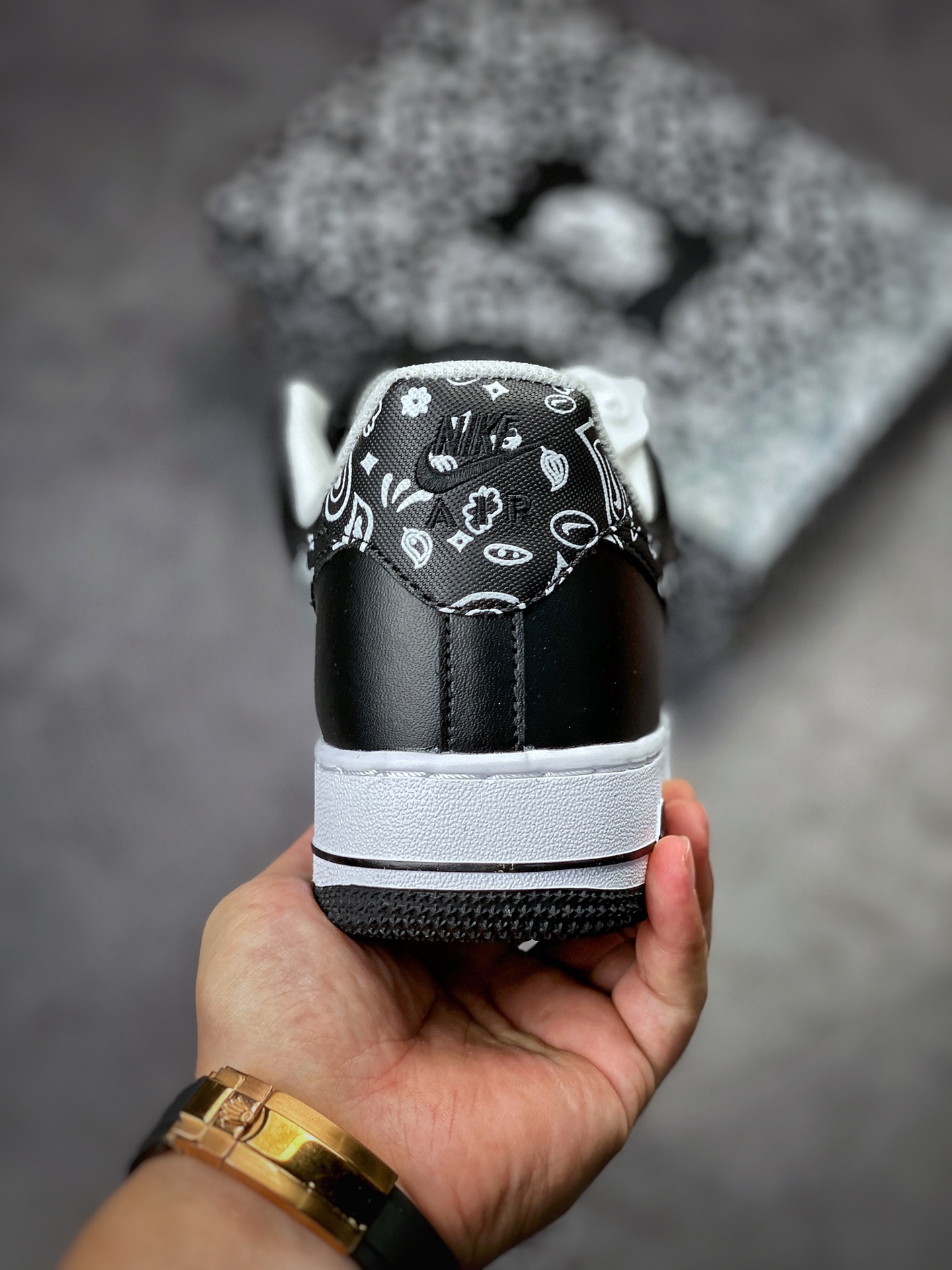 210 Nike Air Force 1 Low 07 黑白腰果花 XM6389-316