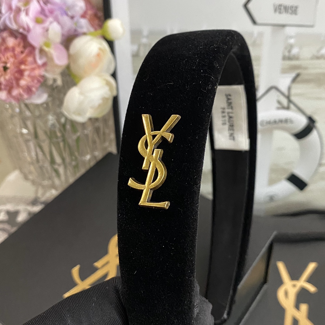YSL New 3cm High-Quality Velvet Hairband 9 i1666480767 5439 2