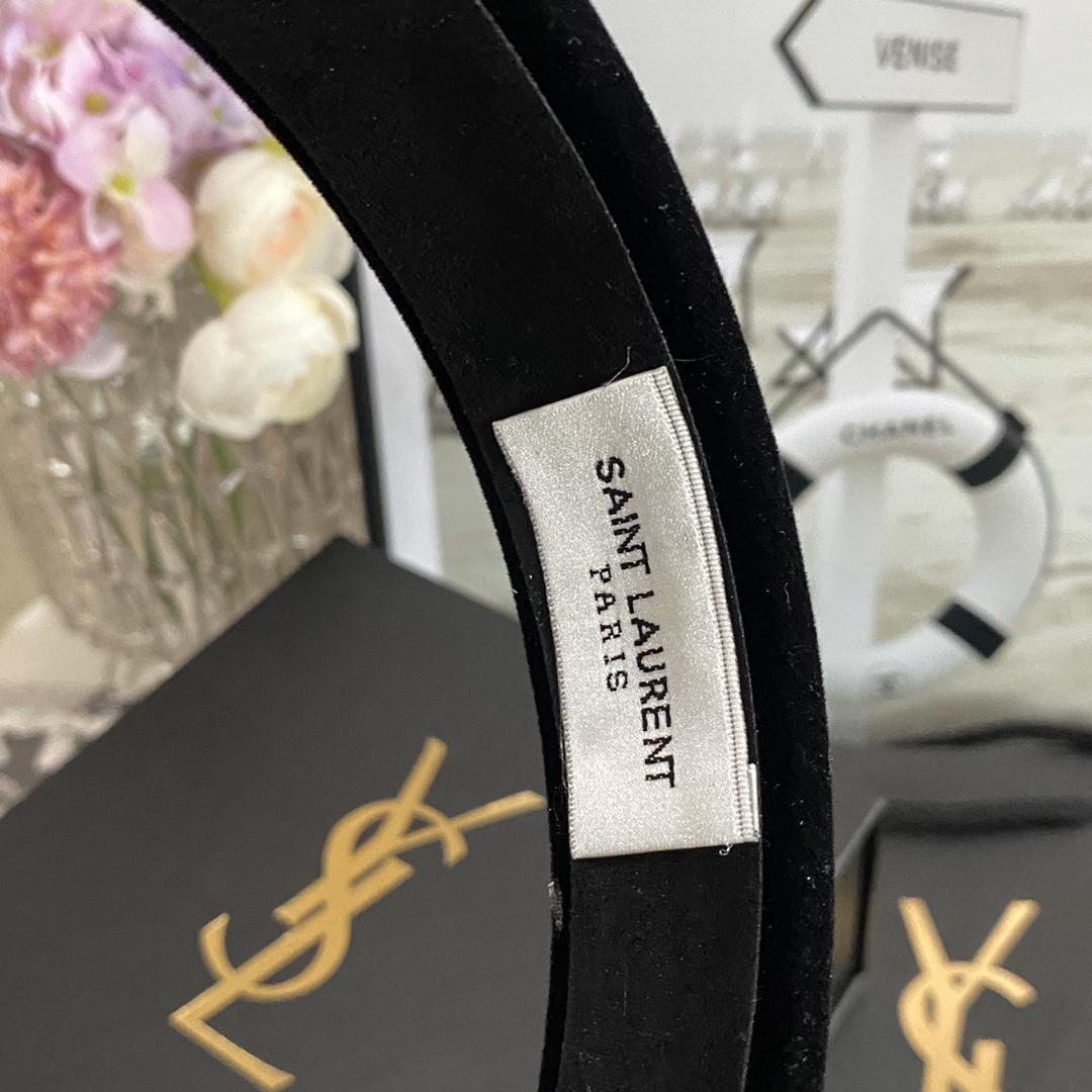 YSL New 3cm High-Quality Velvet Hairband 10 i1666480767 6557 3