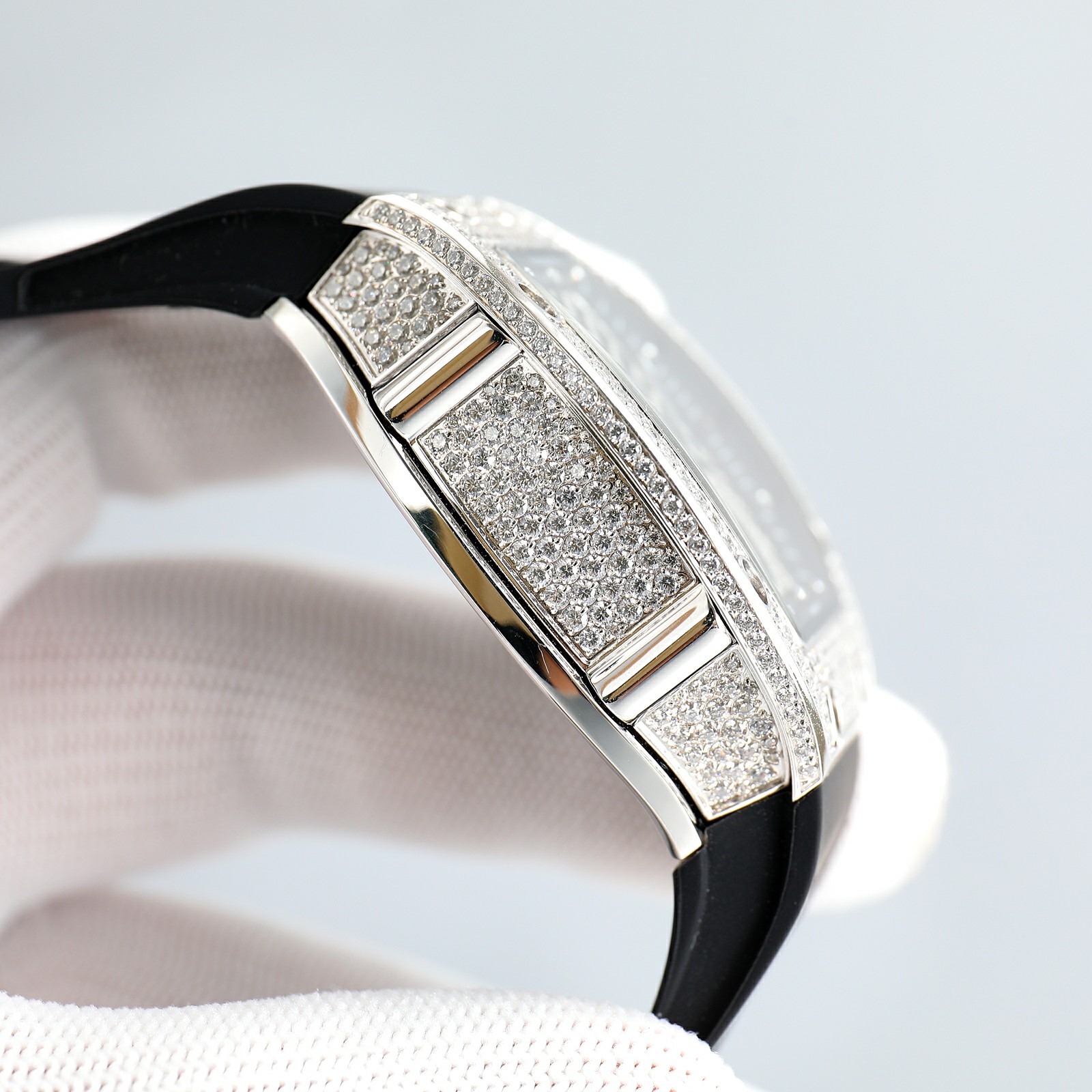 Richard Mille RM51-02Wømen’s Series: 43mm*36mm Automatic Mechanical Watch with Guacamole Strap - 图片 7