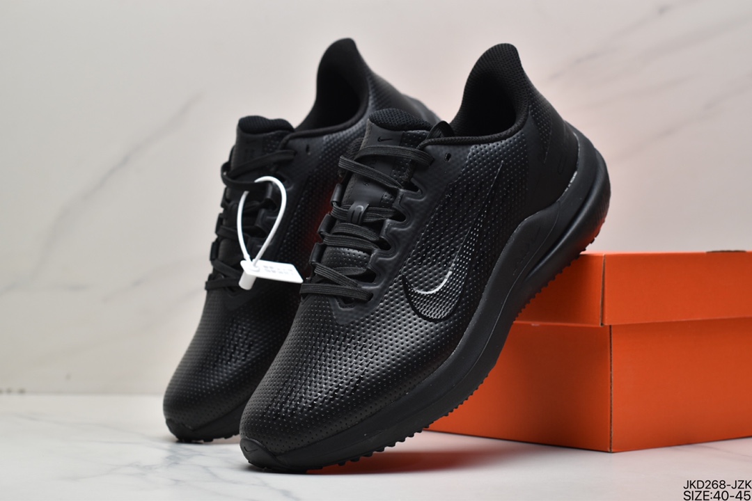 160 真标耐克AIR ZOOM WINFLO 9 MSL轻质皮面透气休闲运动跑步鞋DO6203-001