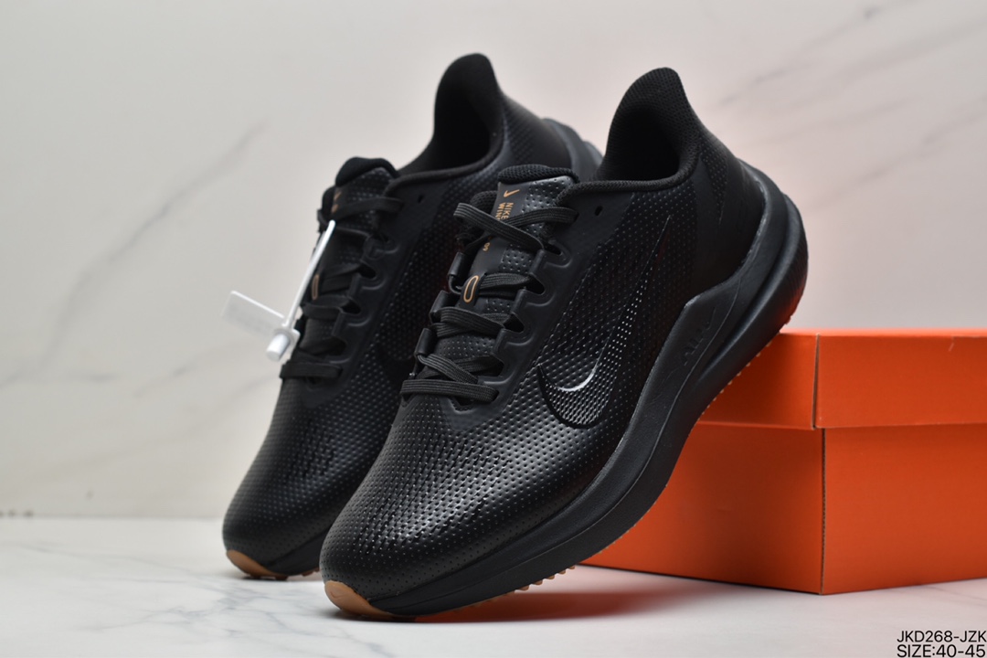 160 真标耐克AIR ZOOM WINFLO 9 MSL轻质皮面透气休闲运动跑步鞋DO6203-001