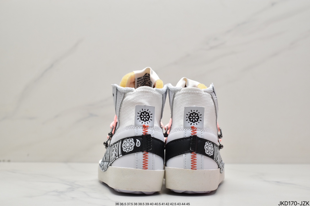 160 耐克Nike2021新款男女BLAZER大勾子开拓者高帮休闲板鞋DD3111-100