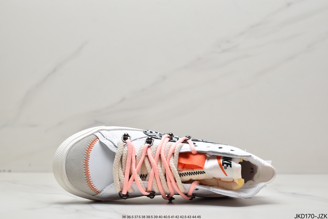 160 耐克Nike2021新款男女BLAZER大勾子开拓者高帮休闲板鞋DD3111-100