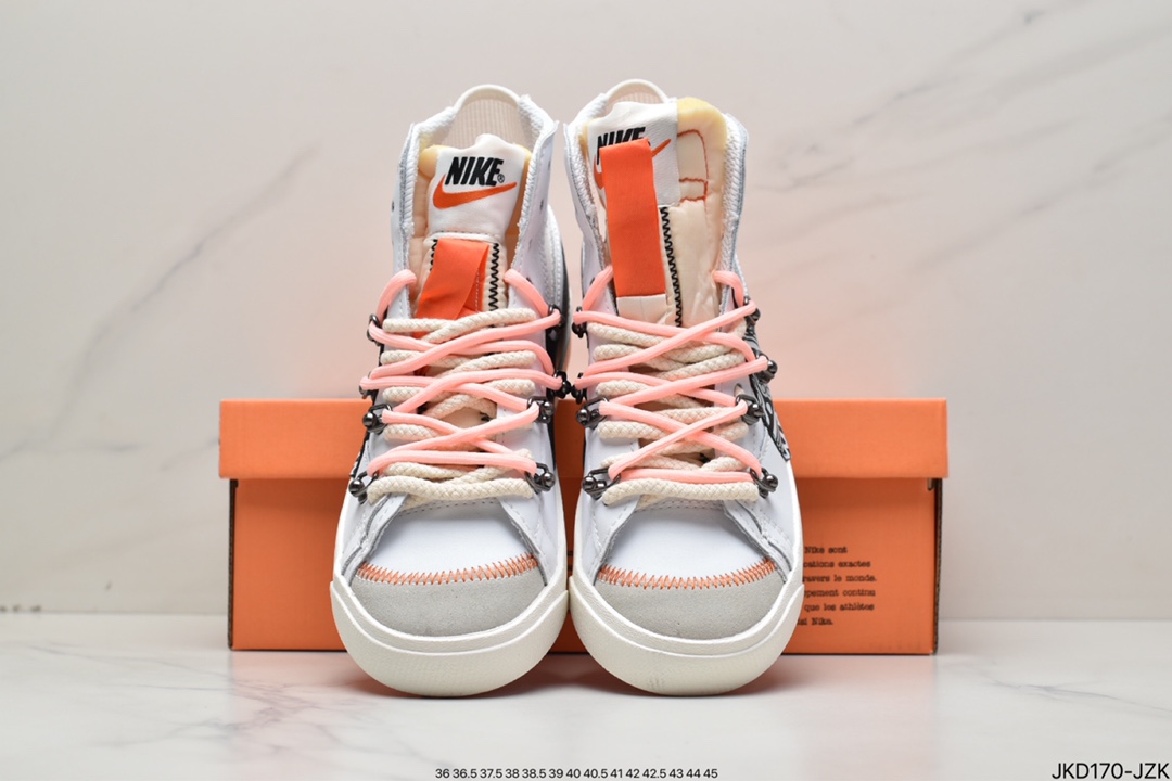 160 耐克Nike2021新款男女BLAZER大勾子开拓者高帮休闲板鞋DD3111-100