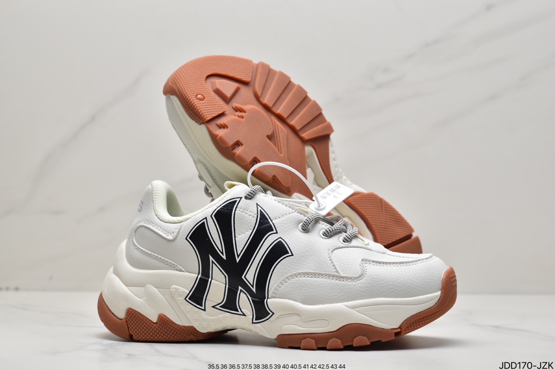 American Rugby Yankees limited x MLB Big Ball Chunky A Running thick-soled daddy thick-soled casual sports jogging shoes