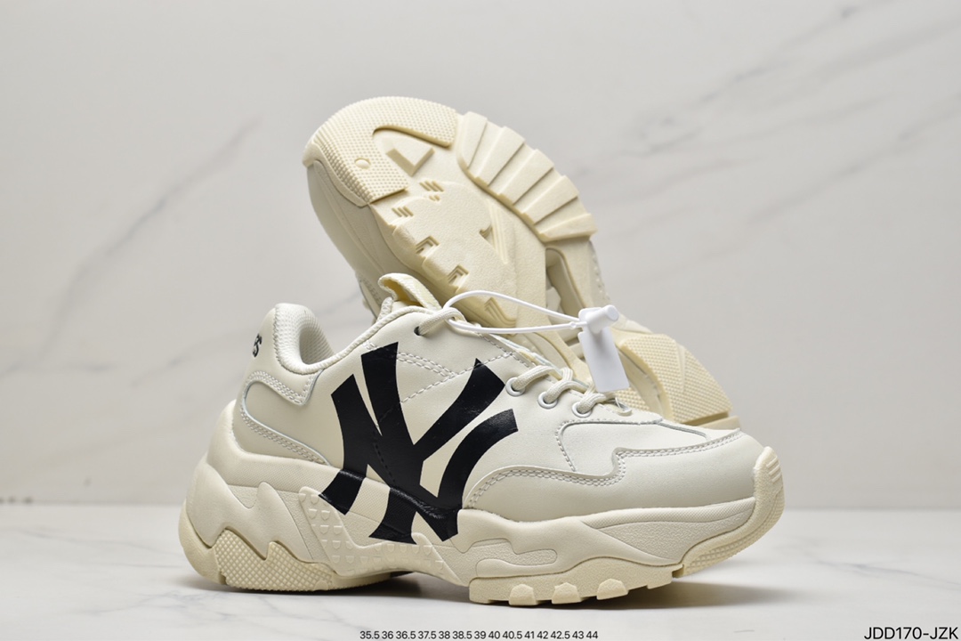 American Rugby Yankees limited x MLB Big Ball Chunky A Running thick-soled daddy thick-soled casual sports jogging shoes