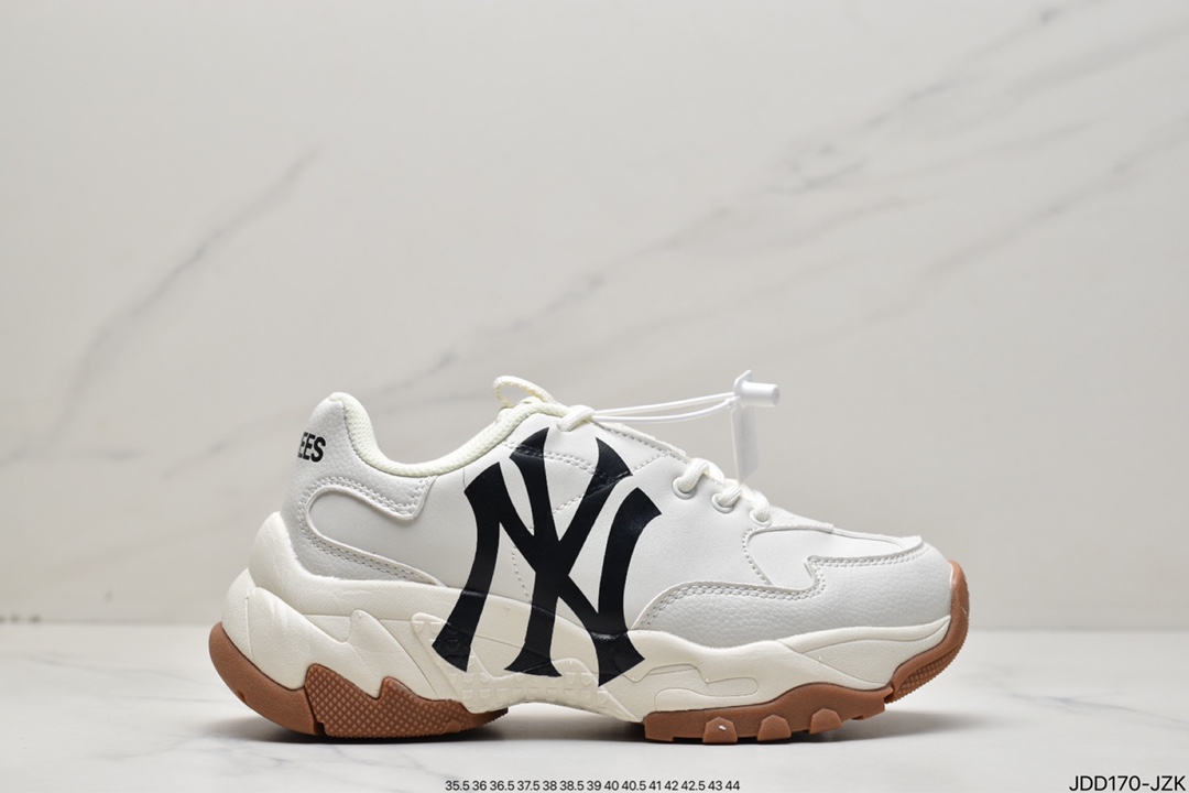 American Rugby Yankees limited x MLB Big Ball Chunky A Running thick-soled daddy thick-soled casual sports jogging shoes