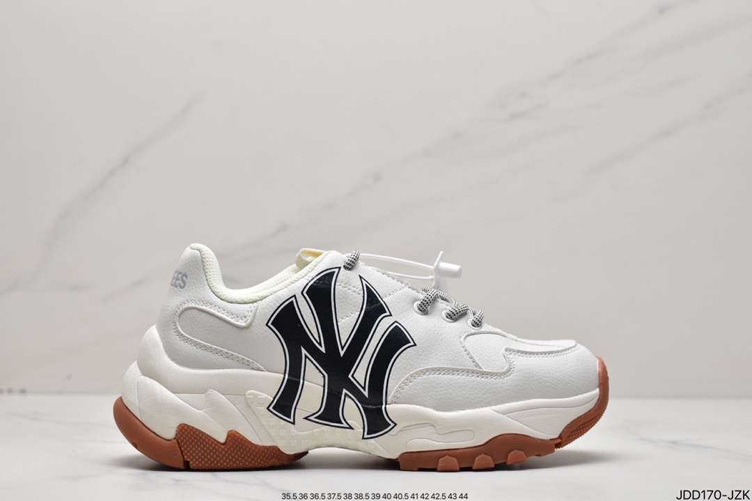 American Rugby Yankees limited x MLB Big Ball Chunky A Running thick-soled daddy thick-soled casual sports jogging shoes