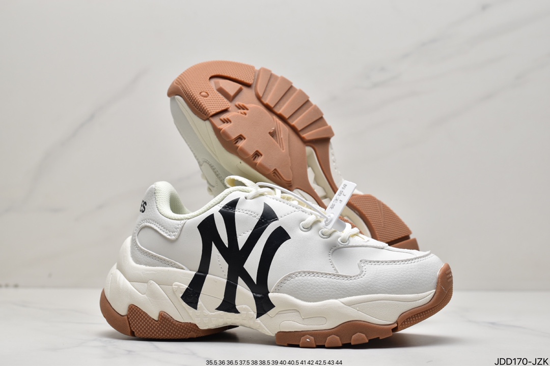 American Rugby Yankees limited x MLB Big Ball Chunky A Running thick-soled daddy thick-soled casual sports jogging shoes