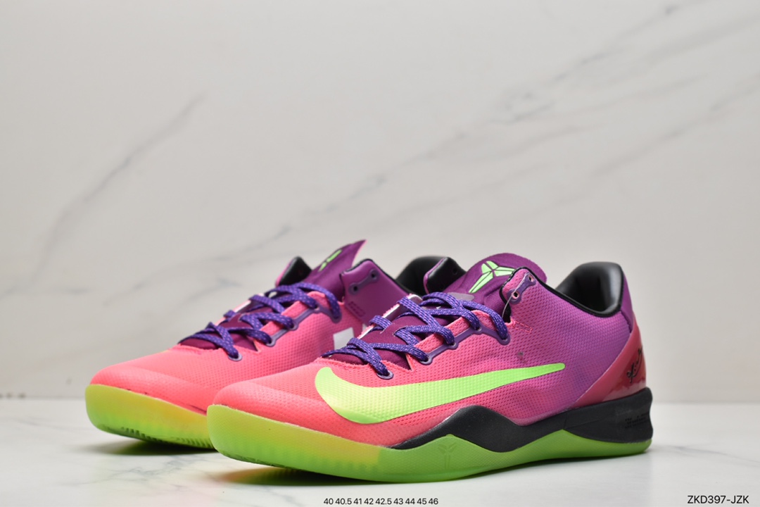 270 Nike KOBE科比8 SYSTEM 全明星黑人月龙鳞鸳鸯篮球鞋615315-500