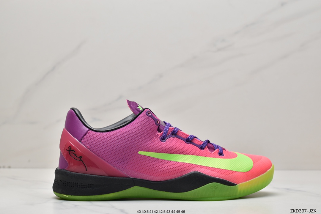 270 Nike KOBE科比8 SYSTEM 全明星黑人月龙鳞鸳鸯篮球鞋615315-500