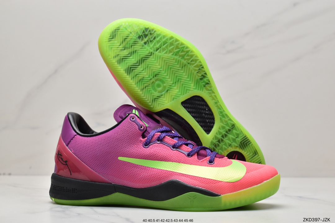 270 Nike KOBE科比8 SYSTEM 全明星黑人月龙鳞鸳鸯篮球鞋615315-500