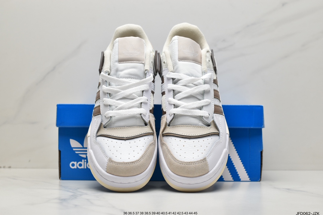 Adidas Clover Originals Forum 84 Low Roman Series Velcro Low Help GW6347