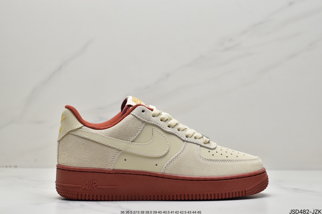 200 Nike Air Force 1 '07 Low”Muslin”空军一号经典低帮百搭休闲运动板鞋AA1391-111