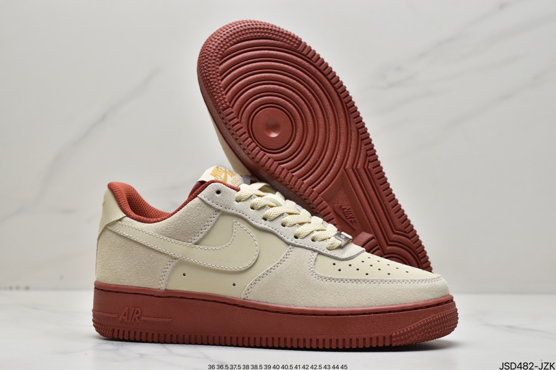 200 Nike Air Force 1 '07 Low”Muslin”空军一号经典低帮百搭休闲运动板鞋AA1391-111