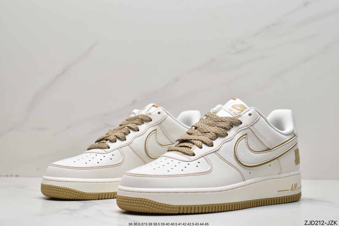 240 Nike Air Force 1 Low 米金色 空军一号低帮休闲板鞋 UT2022-028