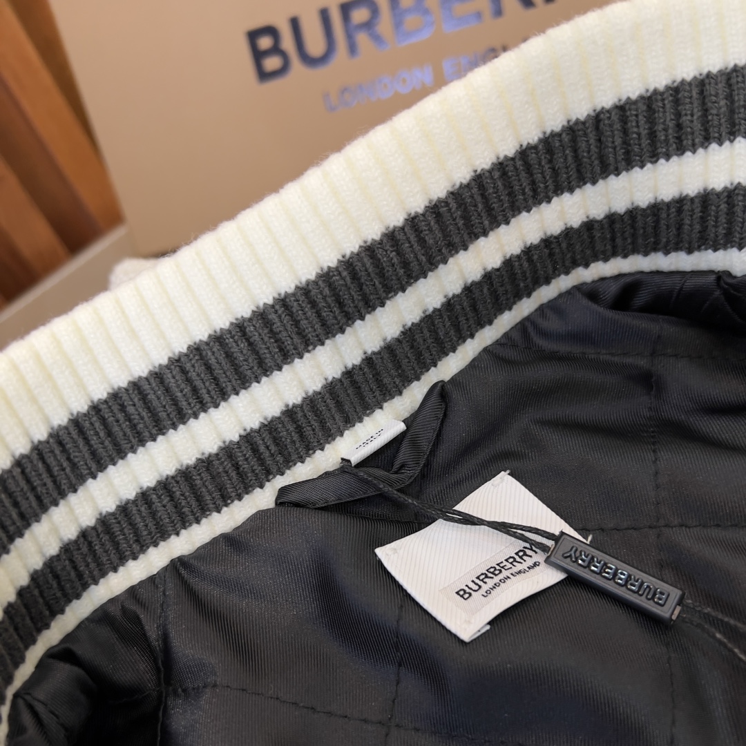 🅱️微标重工学院风毛呢灰色棒球服夹克