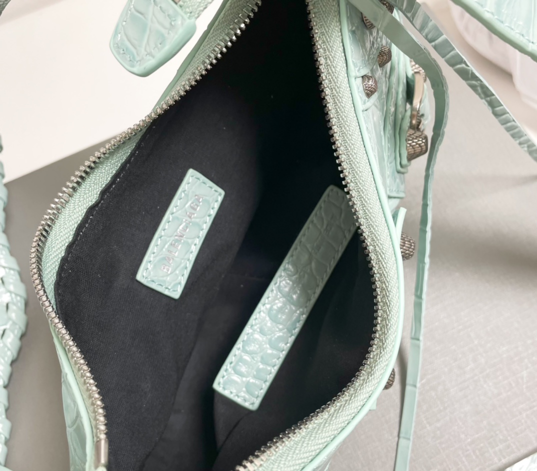 巴黎世家 Balenciaga 高定经典皮革女包手袋 #466F9CA3 9