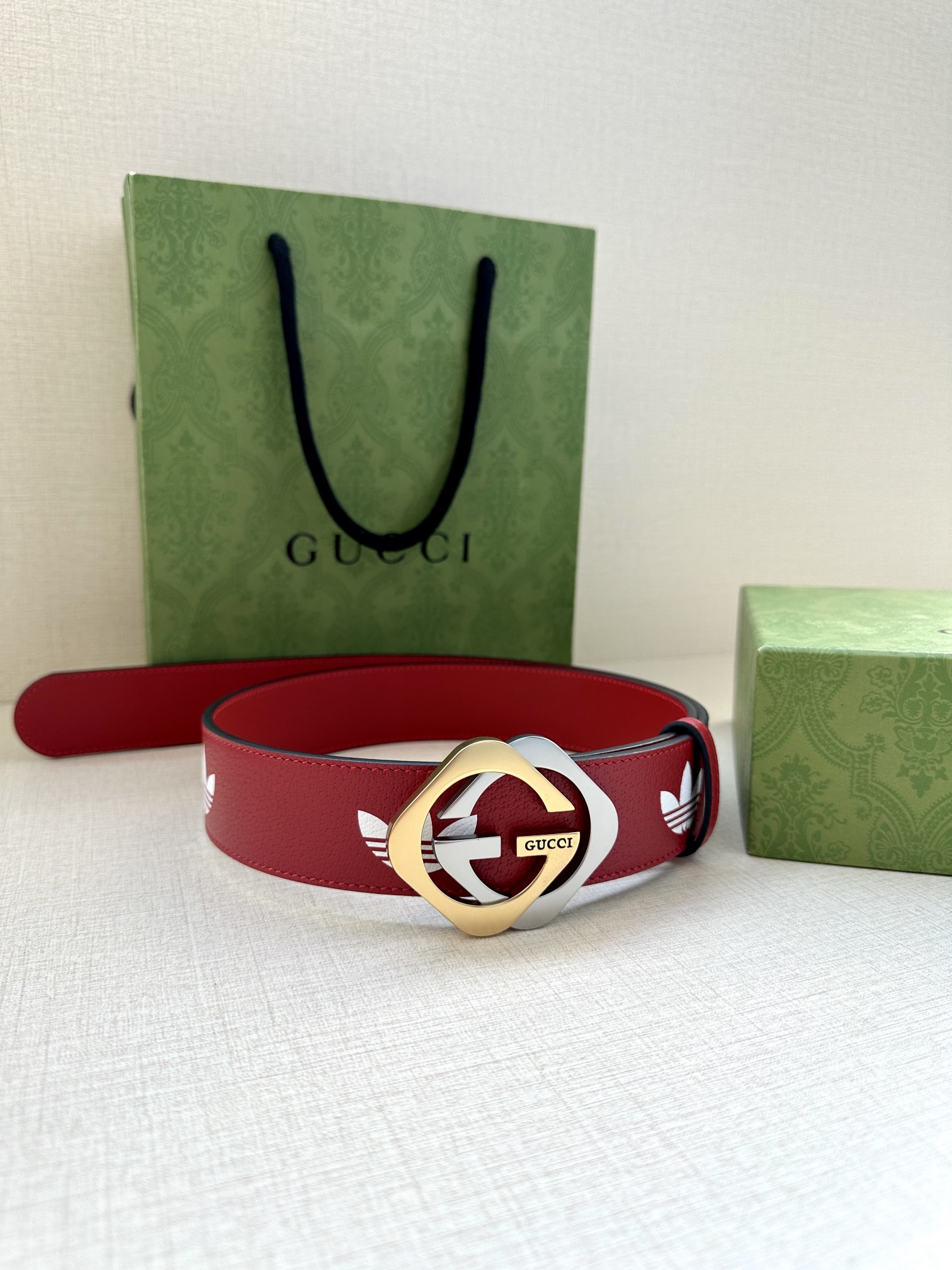 Gucci Style Black Leather Men's Belts Men's Belts Men's Belt detail image 7 from source 766484