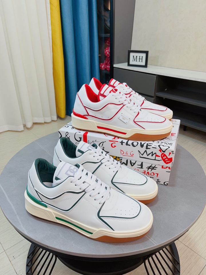 J0 Dolce & Gabbana 杜嘉班纳 官网休闲、男鞋原单品质进口头层牛皮拼接羊里论材料做工完胜市场所有版本最高品质出货 实物拍摄,面料进口凸显品牌独特魅力鞋带也是原版定制经典系带款鞋 上脚十分舒适 、码数38-46