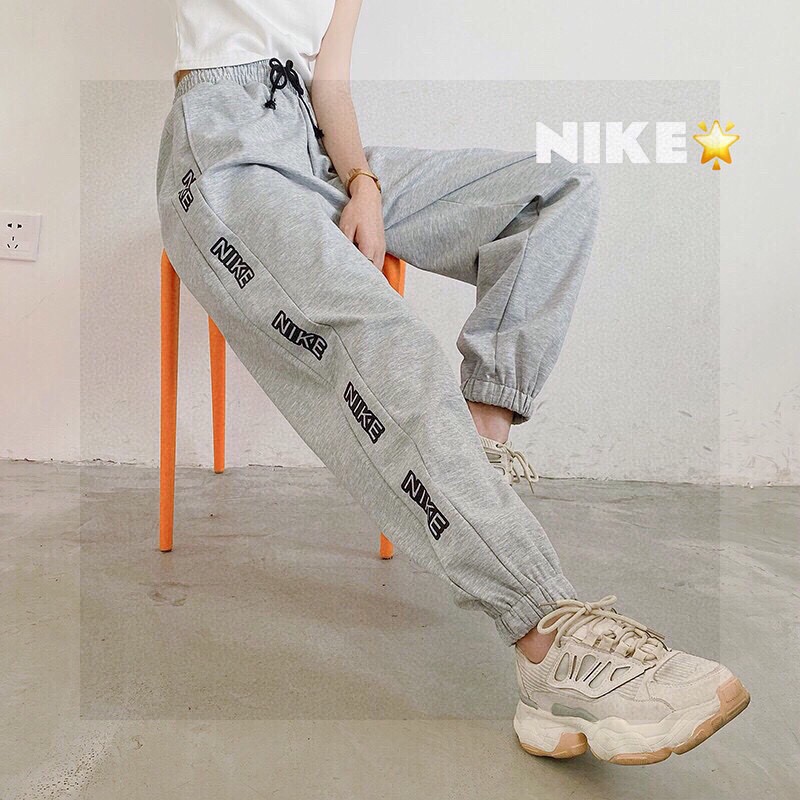 耐克Nike串标织带束脚长裤 纯棉面料超级舒服