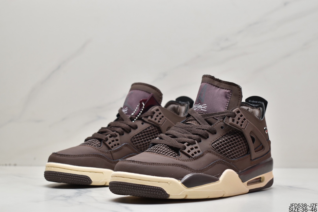 A Ma Maniére x Air Jordan 4 ”Violet Ore” AJ4 Joe 4 joint model DV6773-220