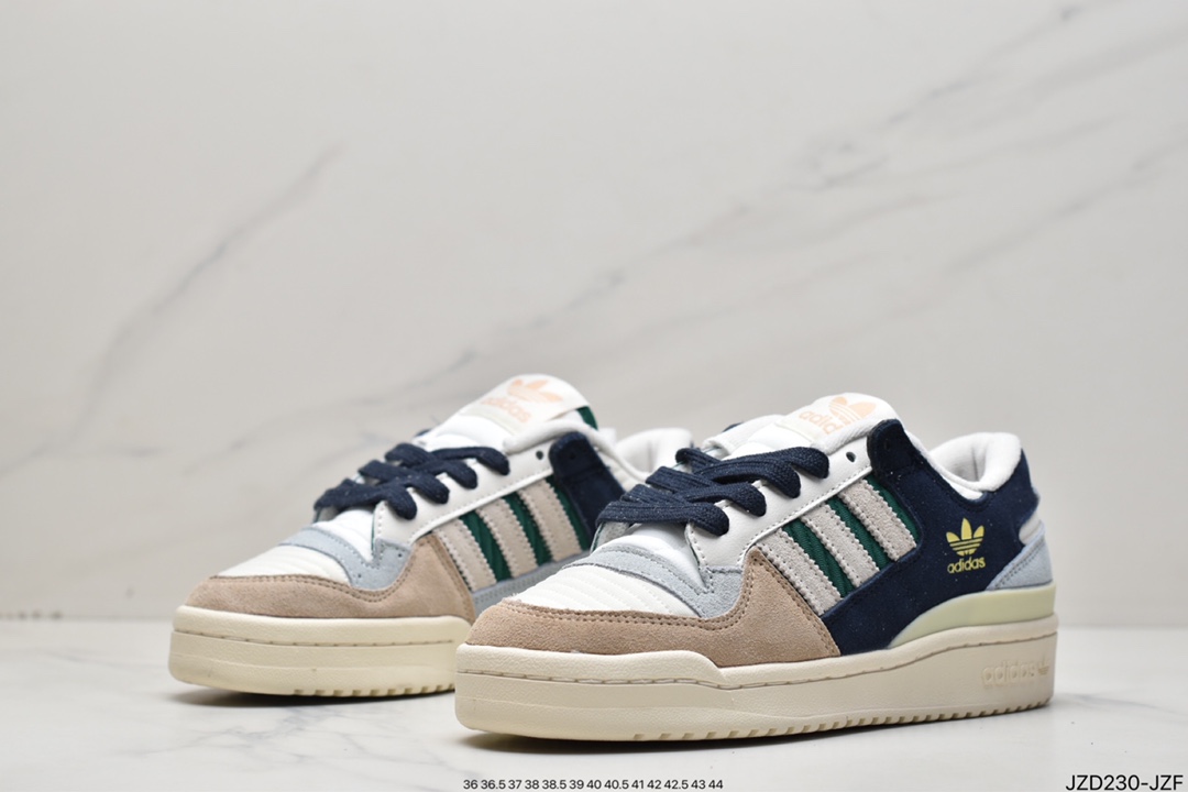 Adidas Clover Originals Forum 84 Low Roman Series Velcro Low Help GW4332