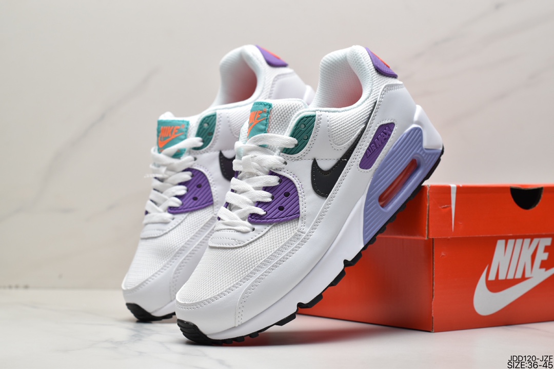 120 耐克NIKE AIR MAX 90 男女复古元年气垫缓震跑鞋