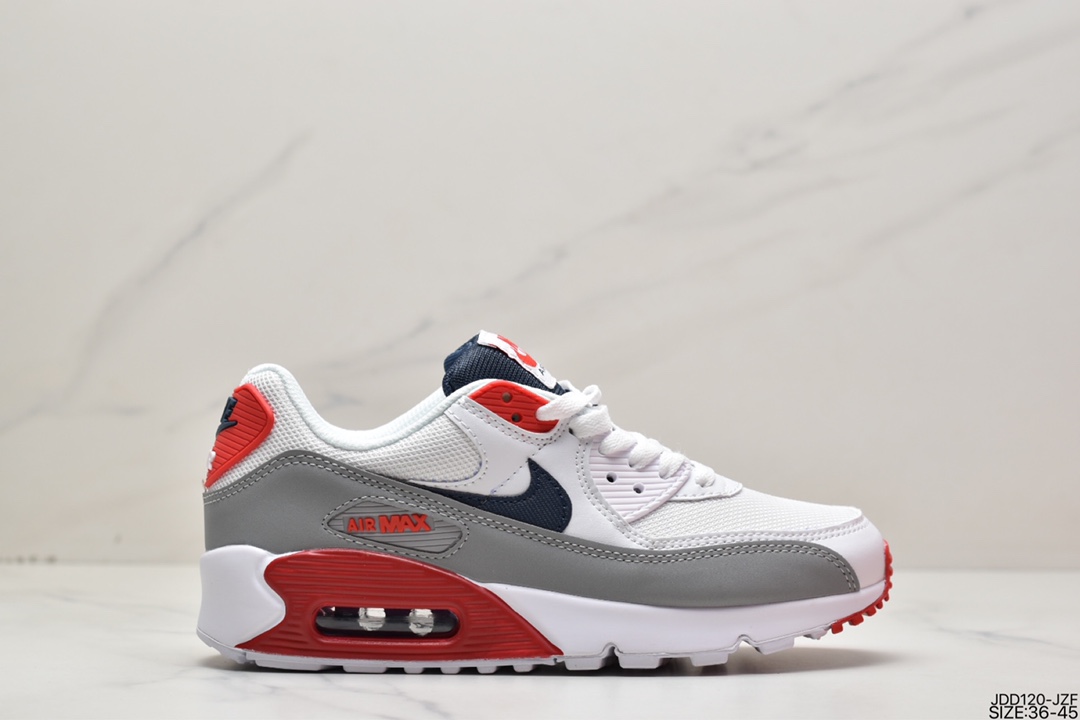120 耐克NIKE AIR MAX 90 男女复古元年气垫缓震跑鞋