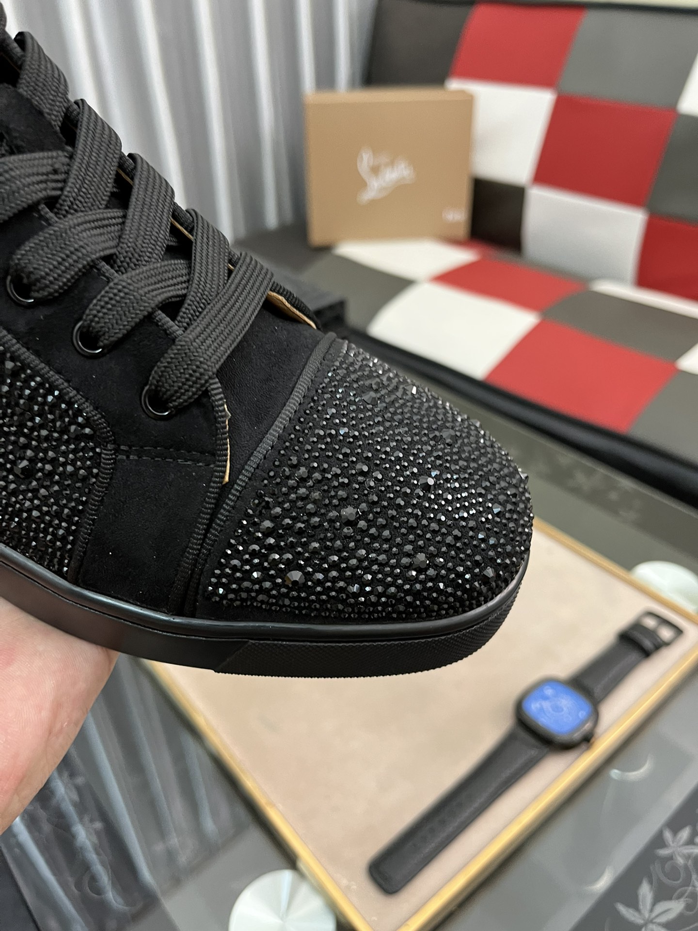 250christian louboutin(CL) Estilo completo , zapatos de tabla casuales Modelos calientes exclusivos 