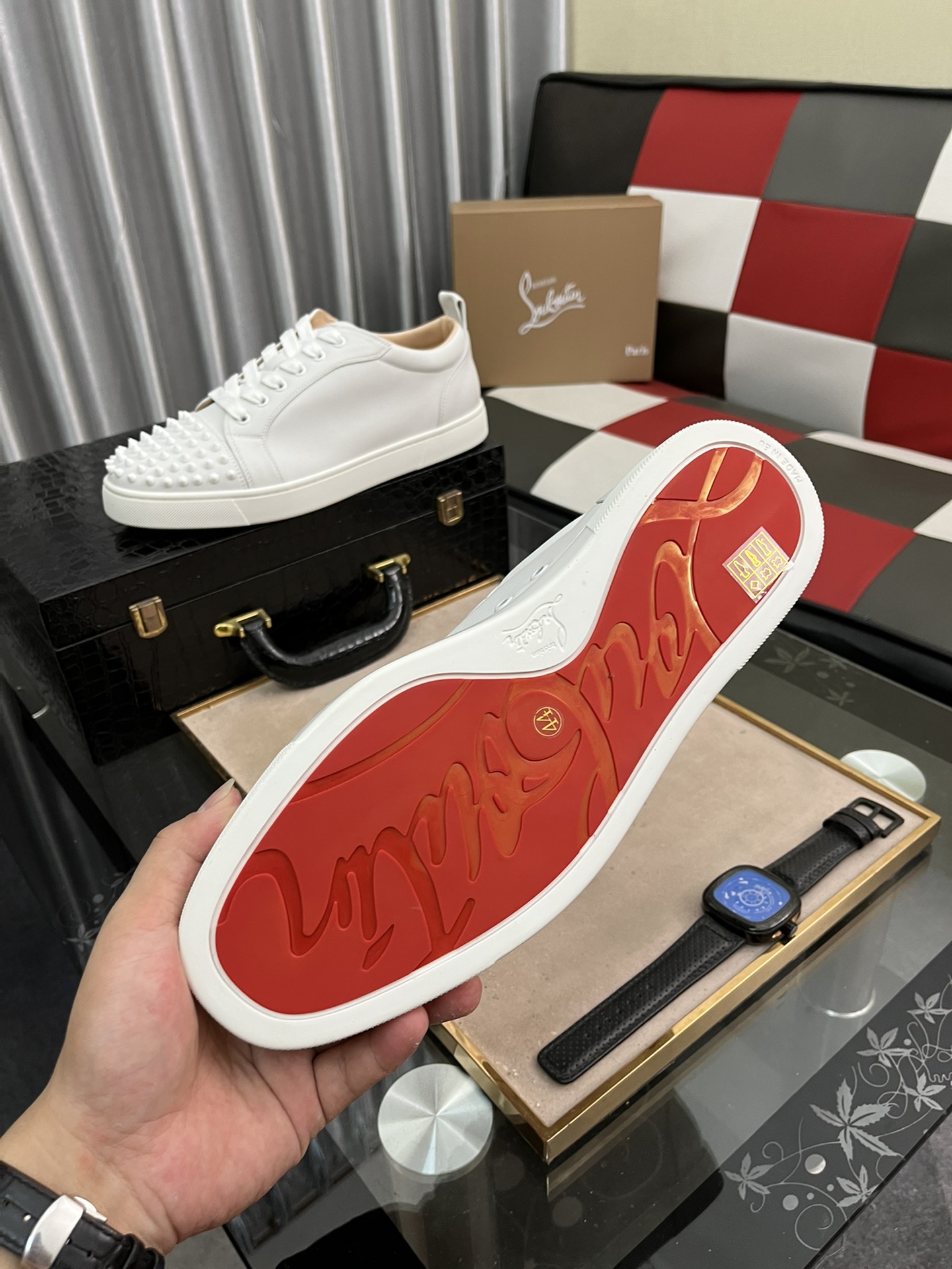 230christian louboutin (CL zapatos inferiores rojos) serie fábrica Estilo completo , zapatos de tabl